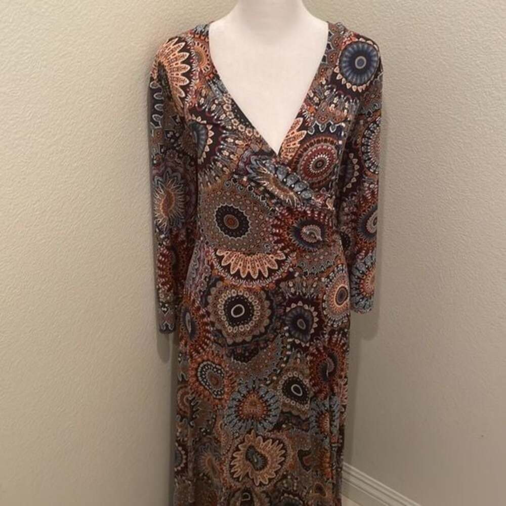 EUC Womens dress size 3XL bohemian style LONG DRESS ONE CLOTHING​​​​​​​​